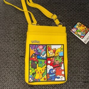 Pokémon Yellow Crossbody Bag with Character Patch